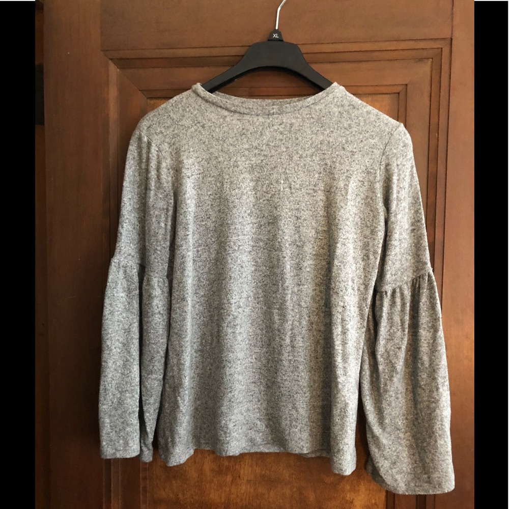 ZARA flared sleeve sweater